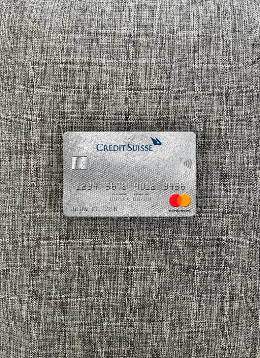 Download Switzerland Credit Suisse bank mastercard photolook front Photoshop template